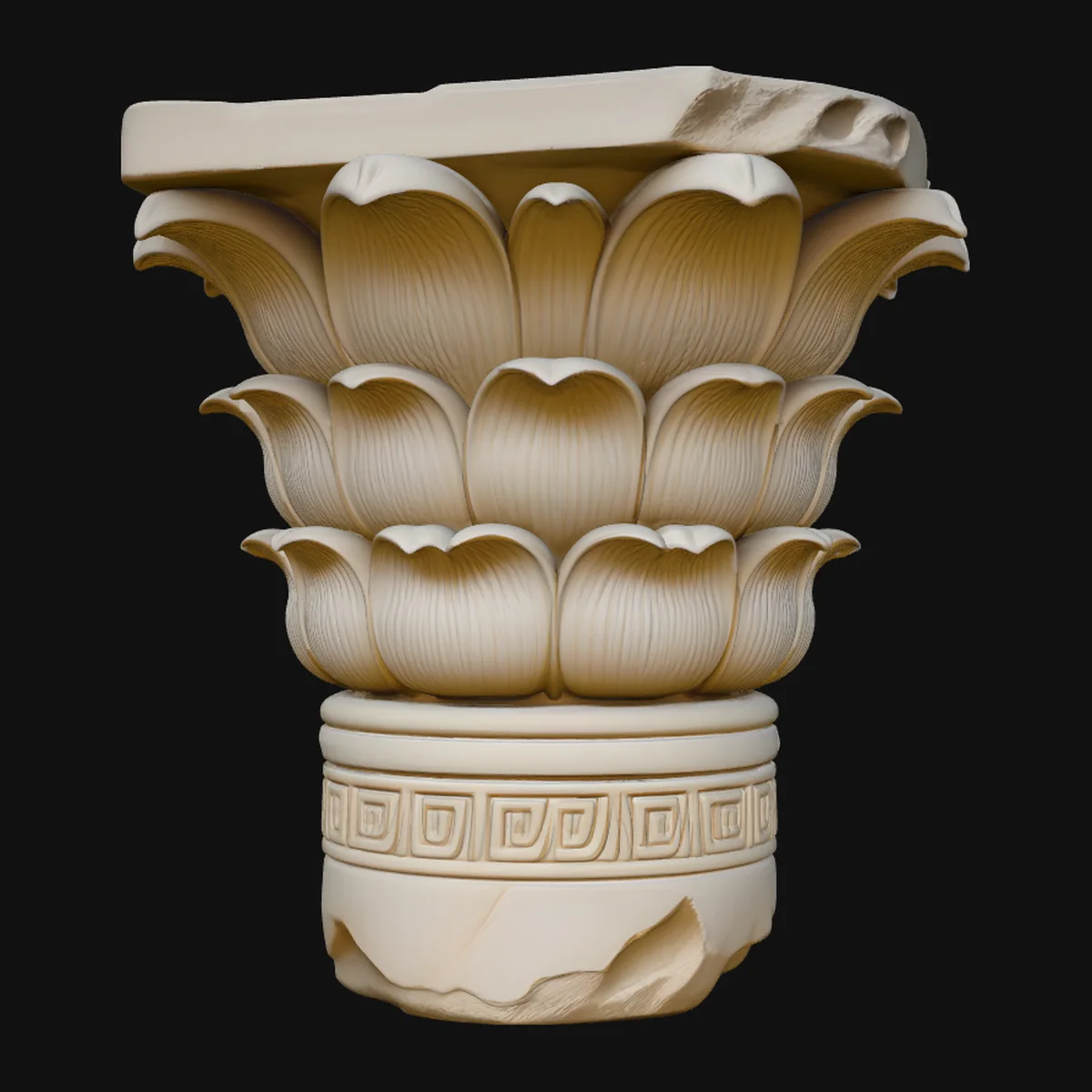 Corinthian Column Capital Model Design 1