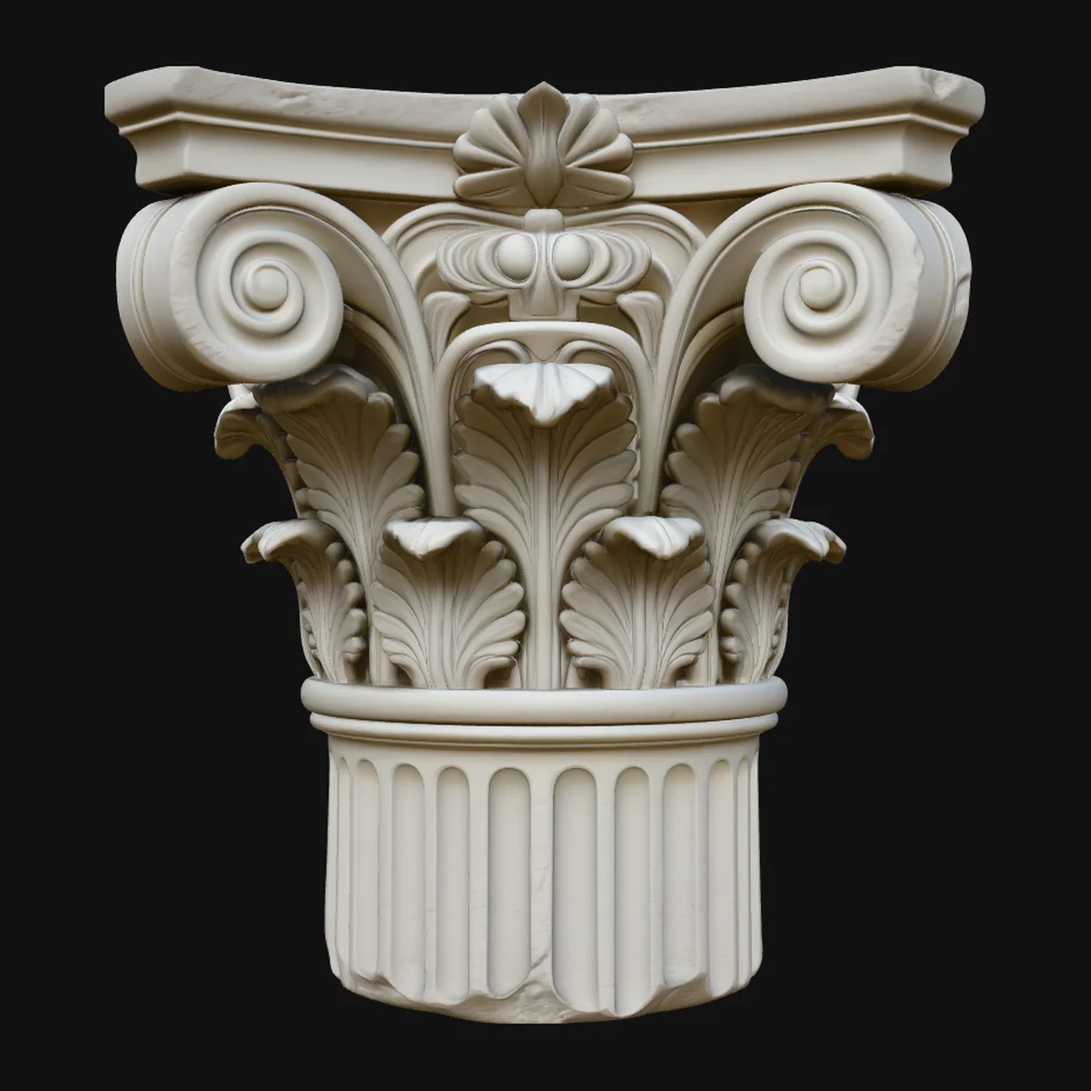 Corinthian Column Capital Model Design 10