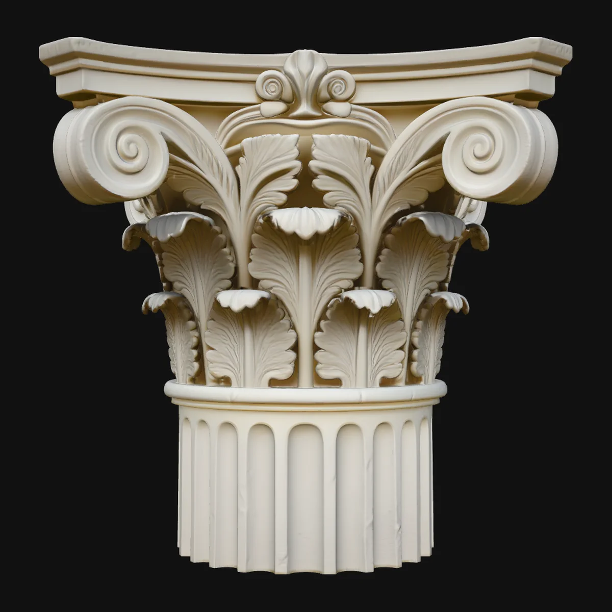 Corinthian Column Capital Model Design 11