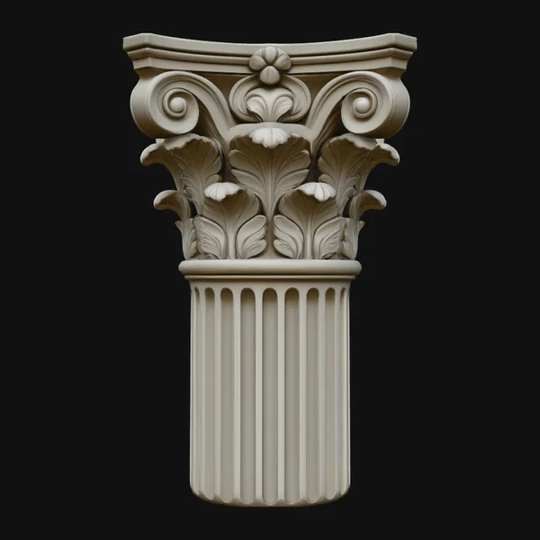 Corinthian Column Capital Model Design 12