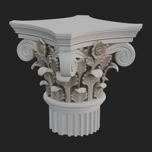 Corinthian Column Capital Model Design 13