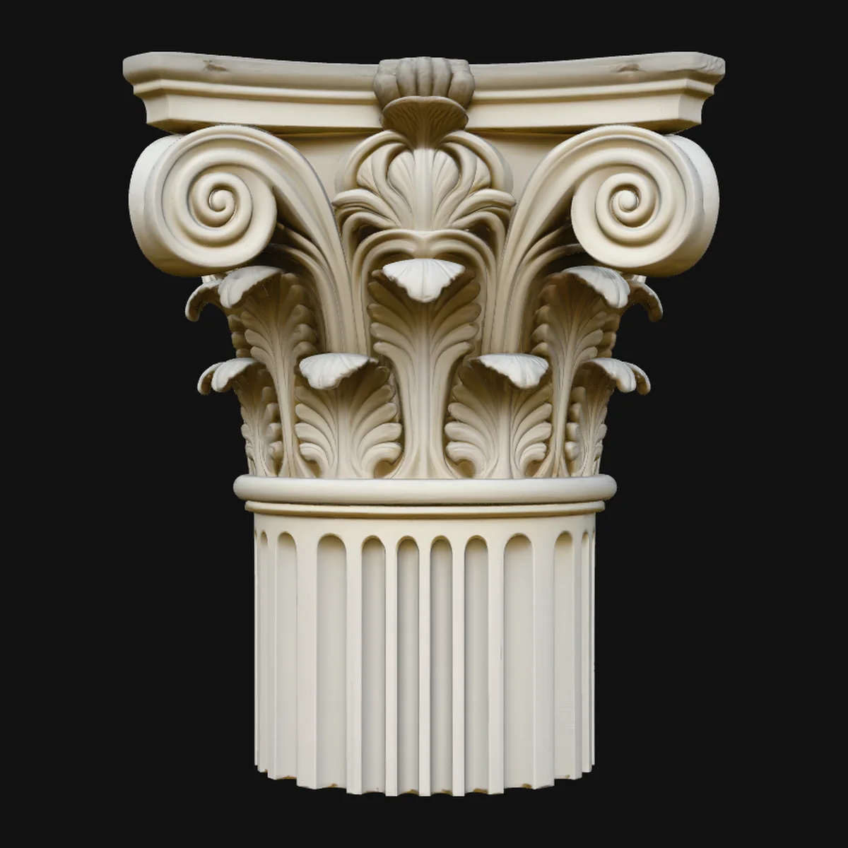 Corinthian Column Capital Model Design 5