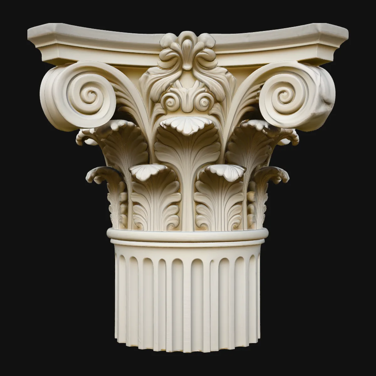 Corinthian Column Capital Model Design 6