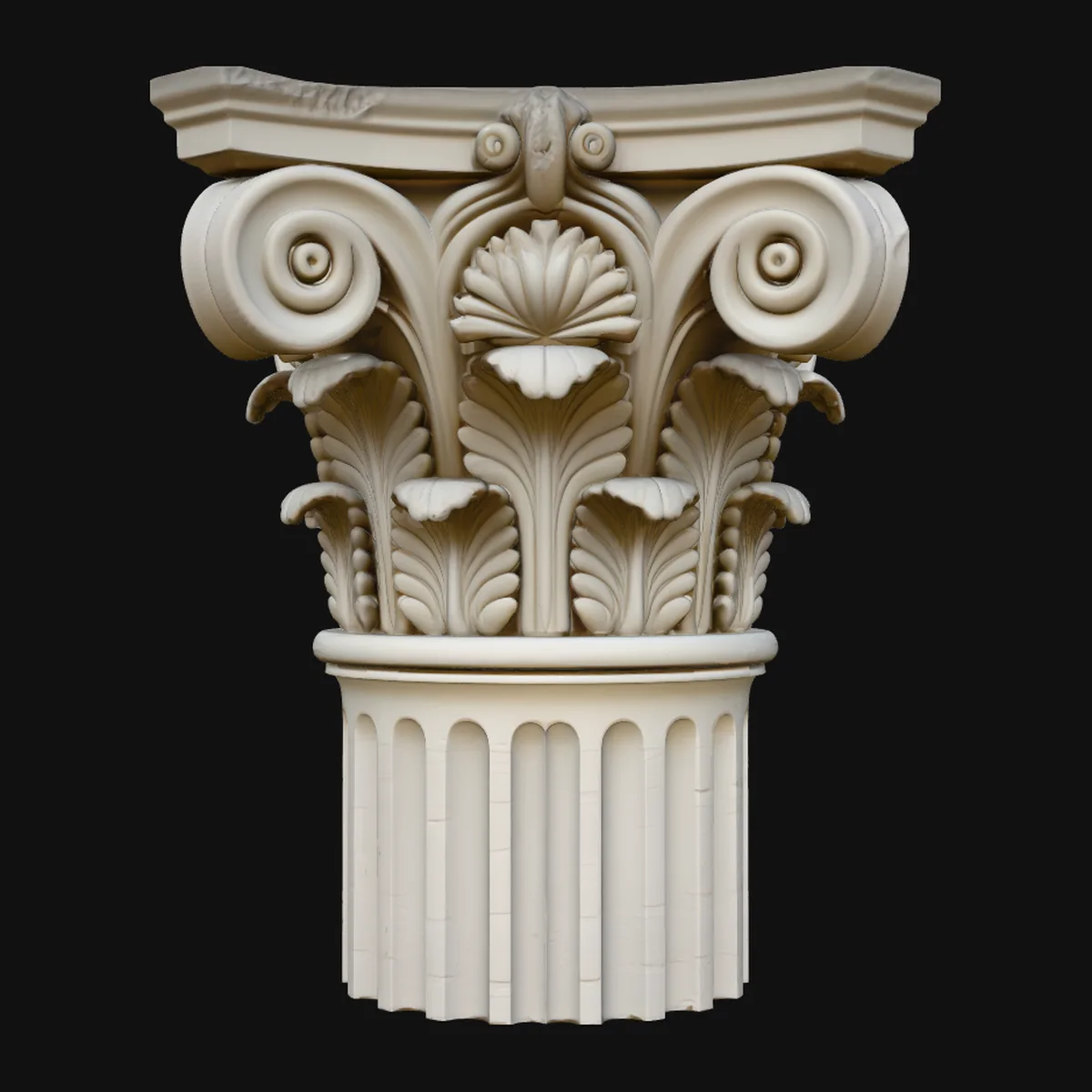 Corinthian Column Capital Model Design 7