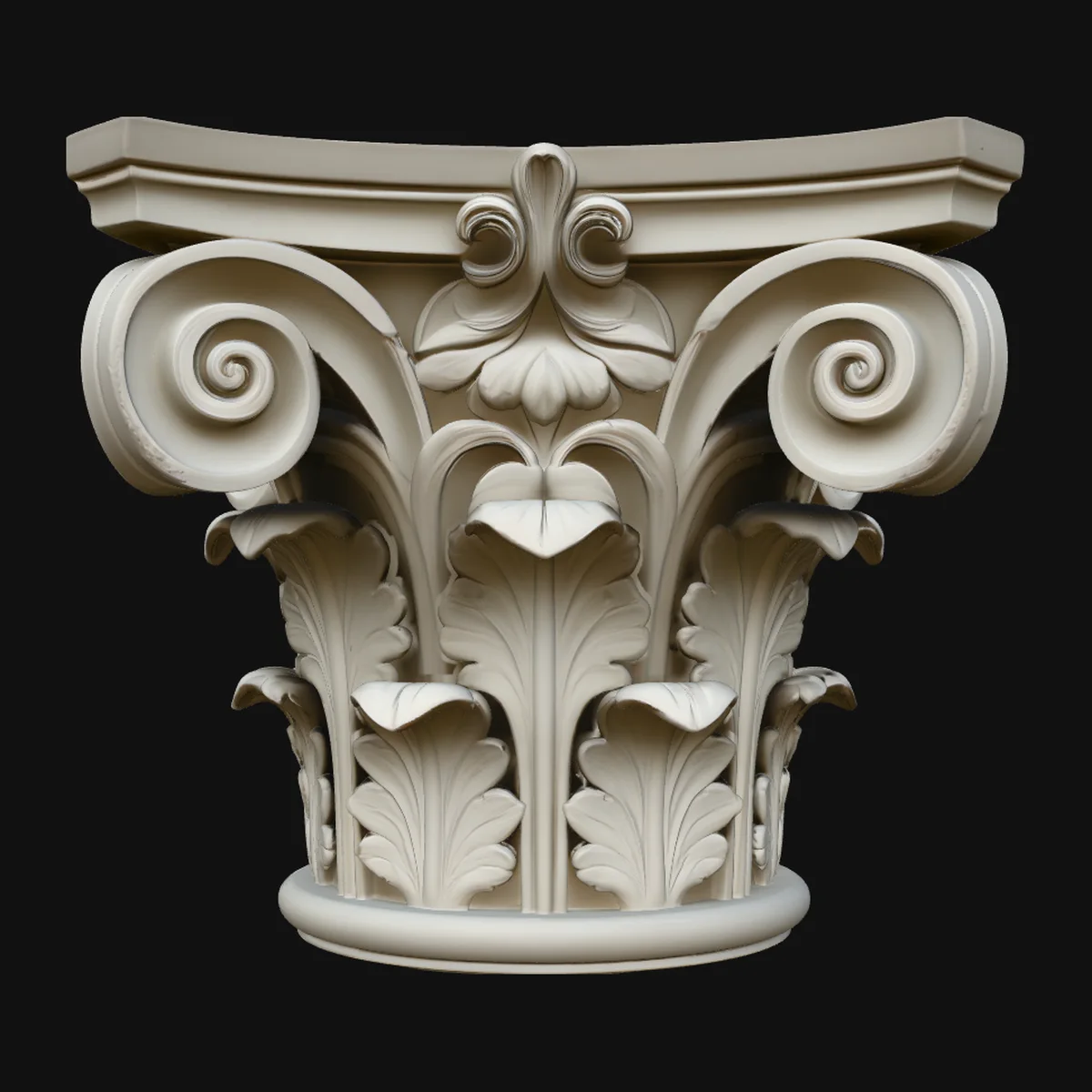 Corinthian Column Capital Model Design 8