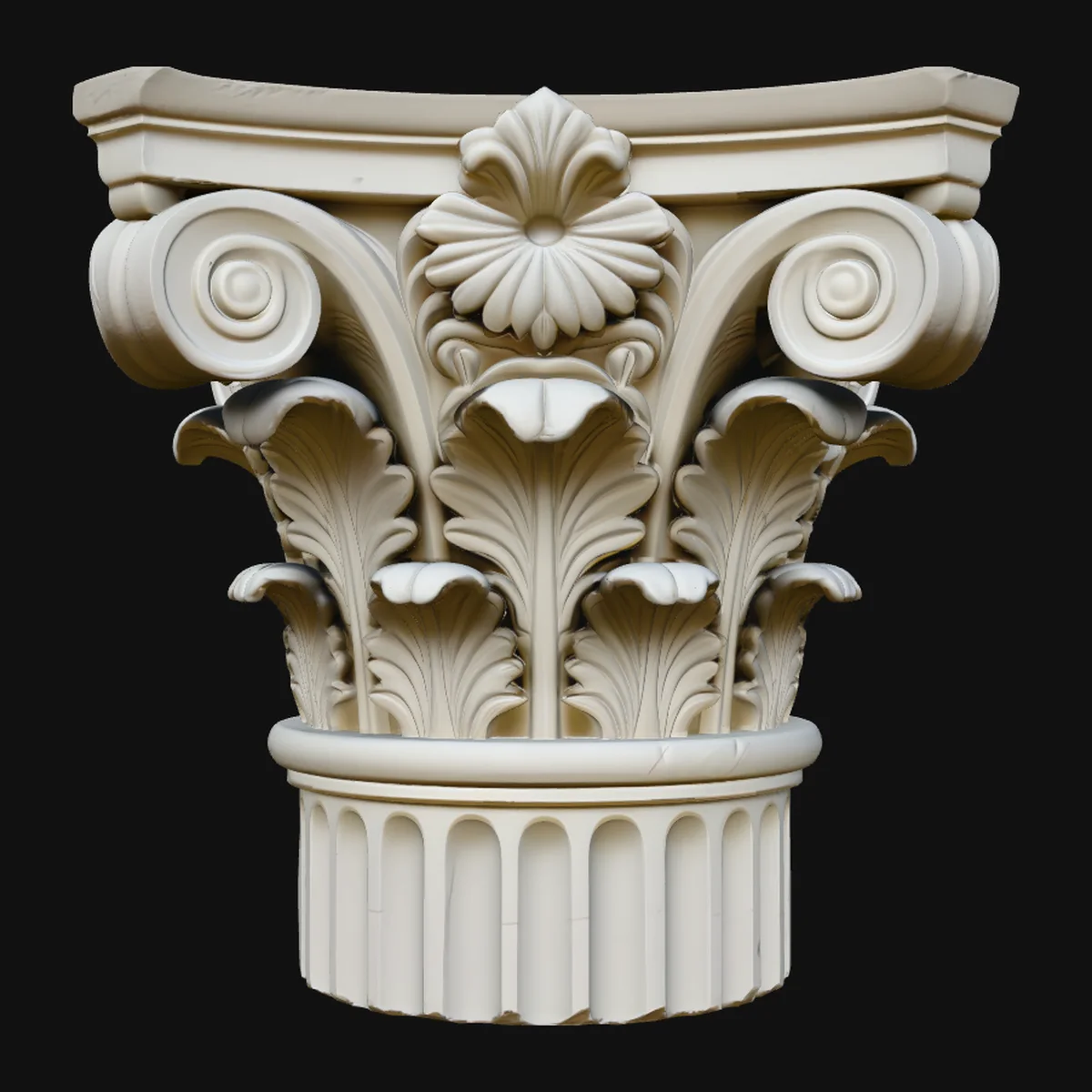 Corinthian Column Capital Model Design 9