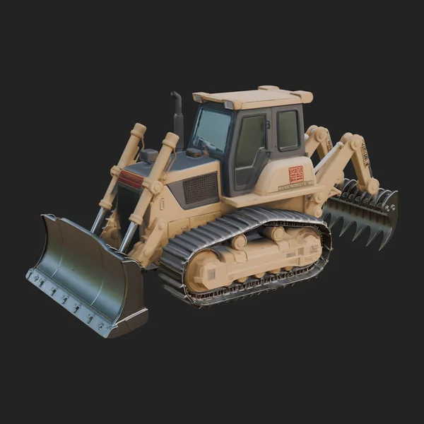 Crawler Bulldozer Model Design 1