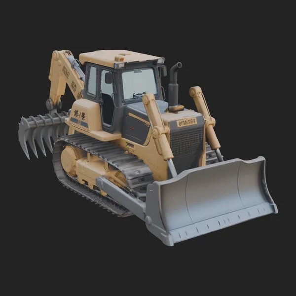 Crawler Bulldozer Model Design 6