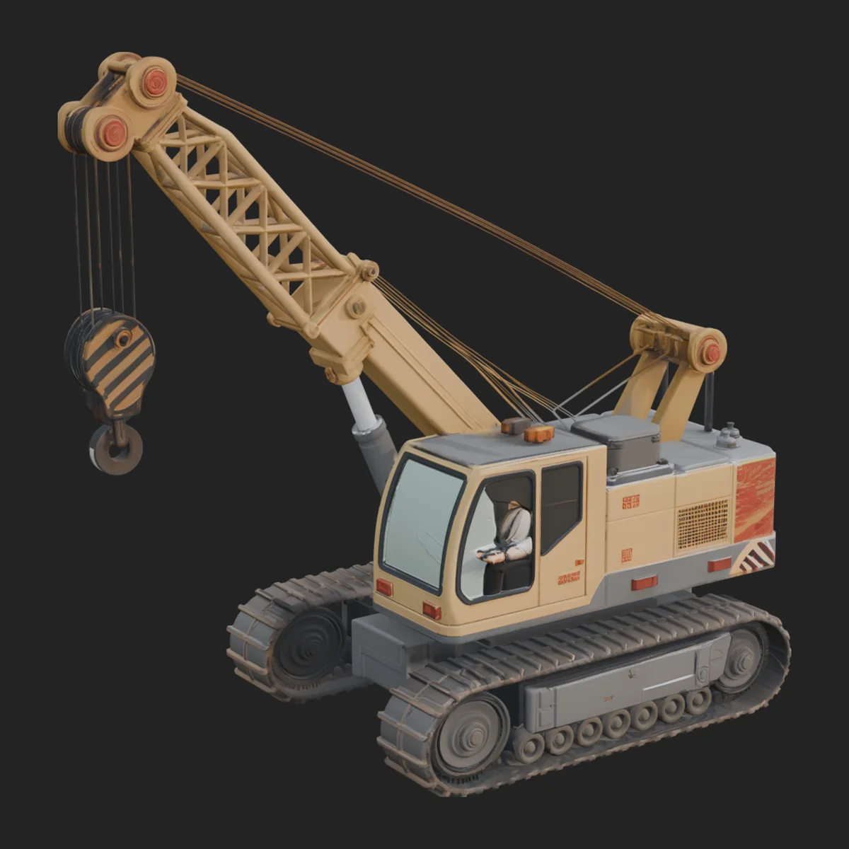 Crawler Crane Model Design 1