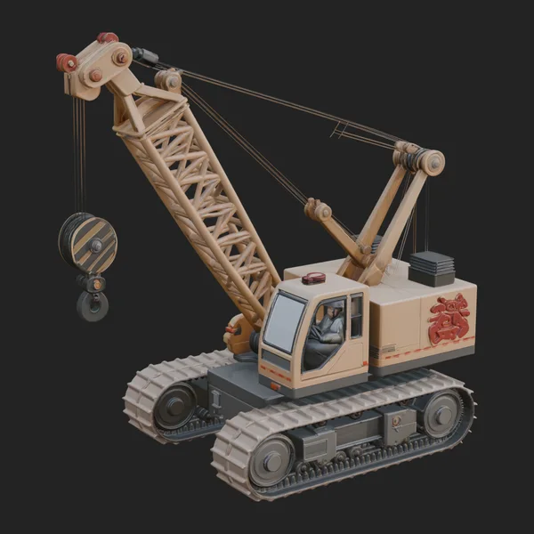 Crawler Crane Model Design 2