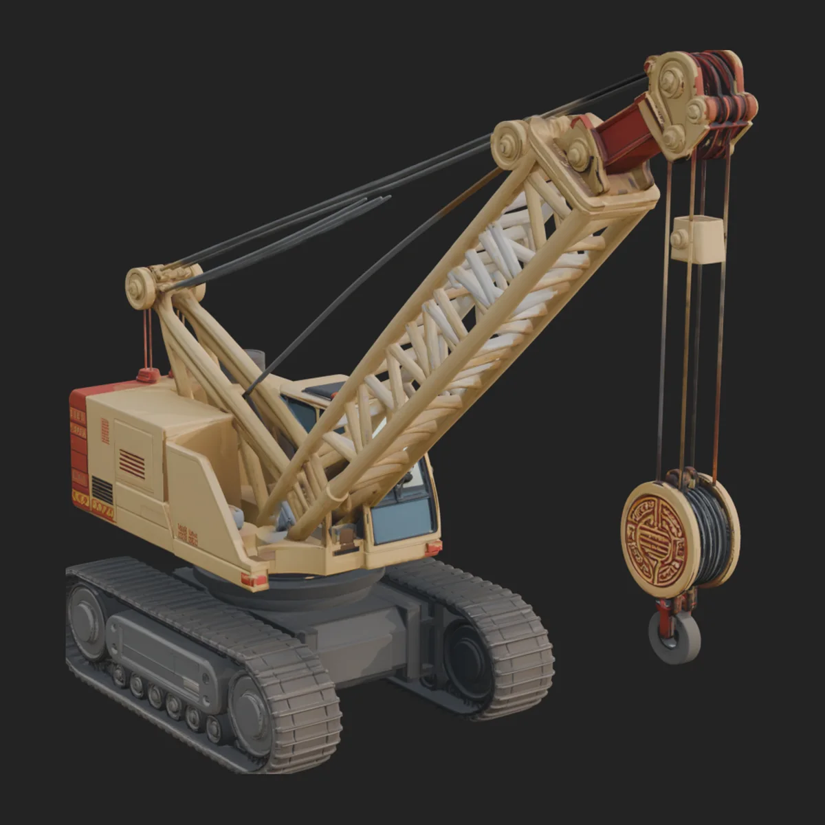 Crawler Crane Model Design 3