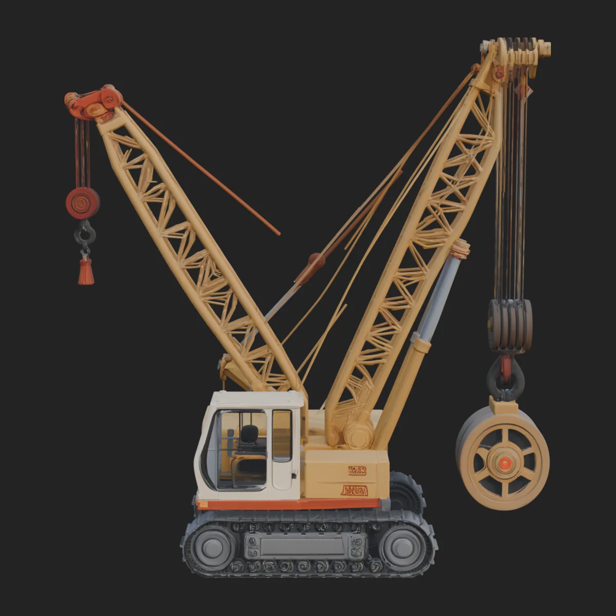 Crawler Crane Model Design 4