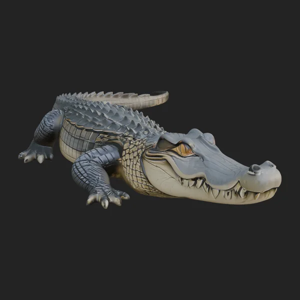 Crocodile Statue Design 4