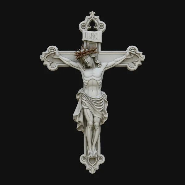 Crown of Thorns Crucifix Pendant Design 1