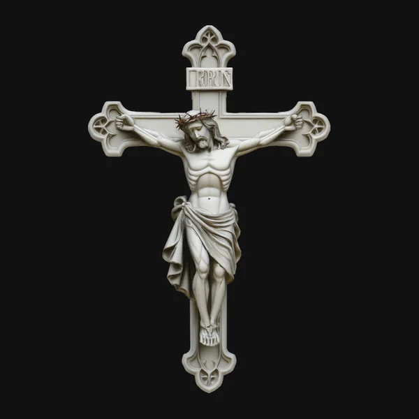 Crown of Thorns Crucifix Pendant Design 4