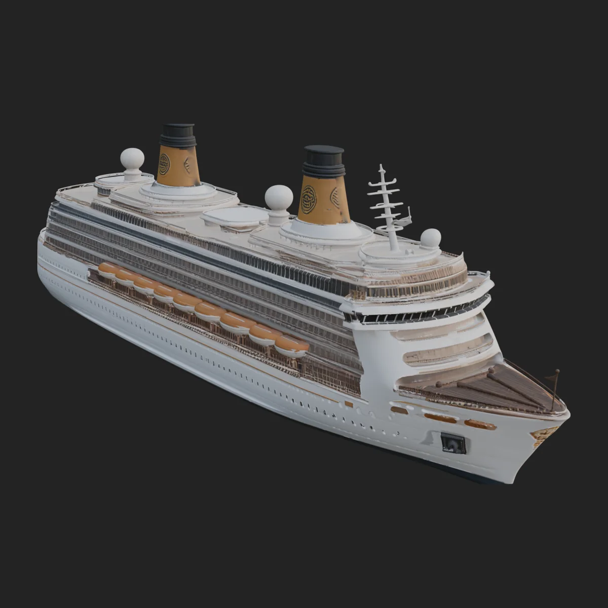 Cruise Ship Model Design 10