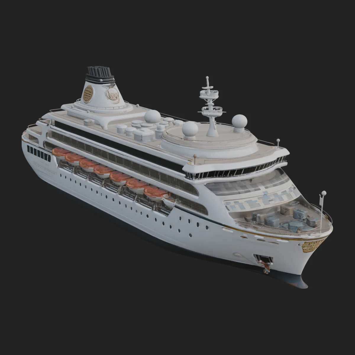 Cruise Ship Model Design 11