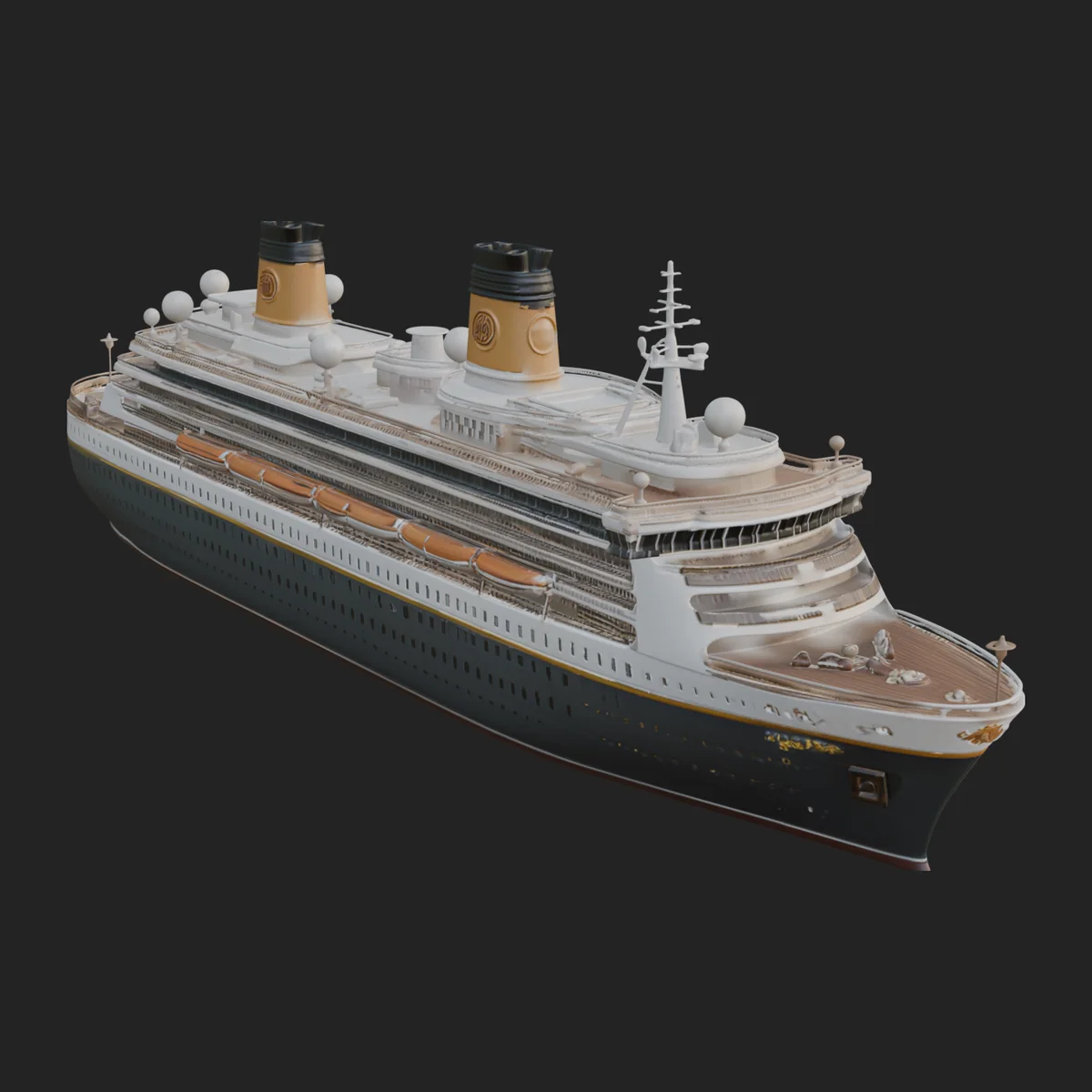 Cruise Ship Model Design 12