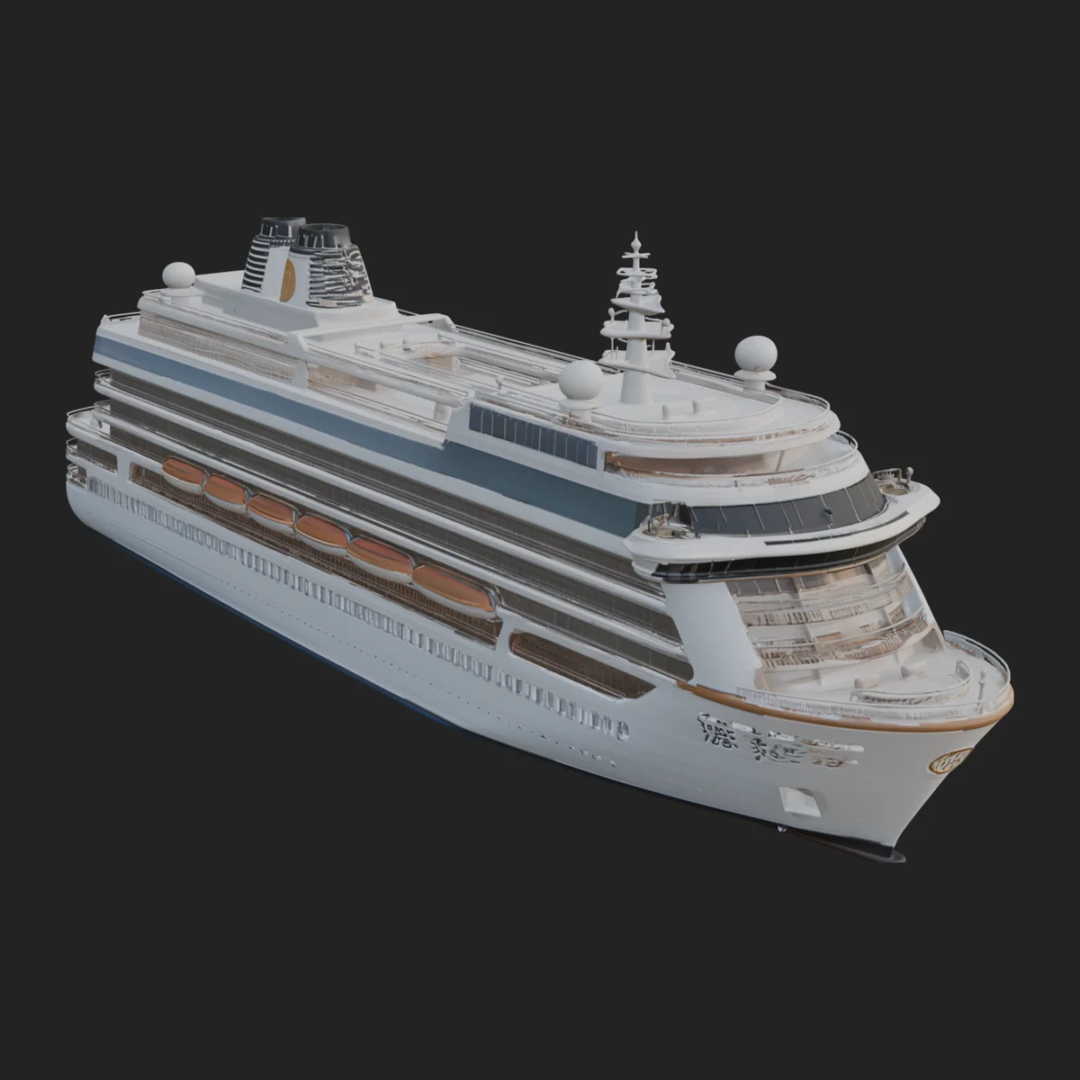 Cruise Ship Model Design 14