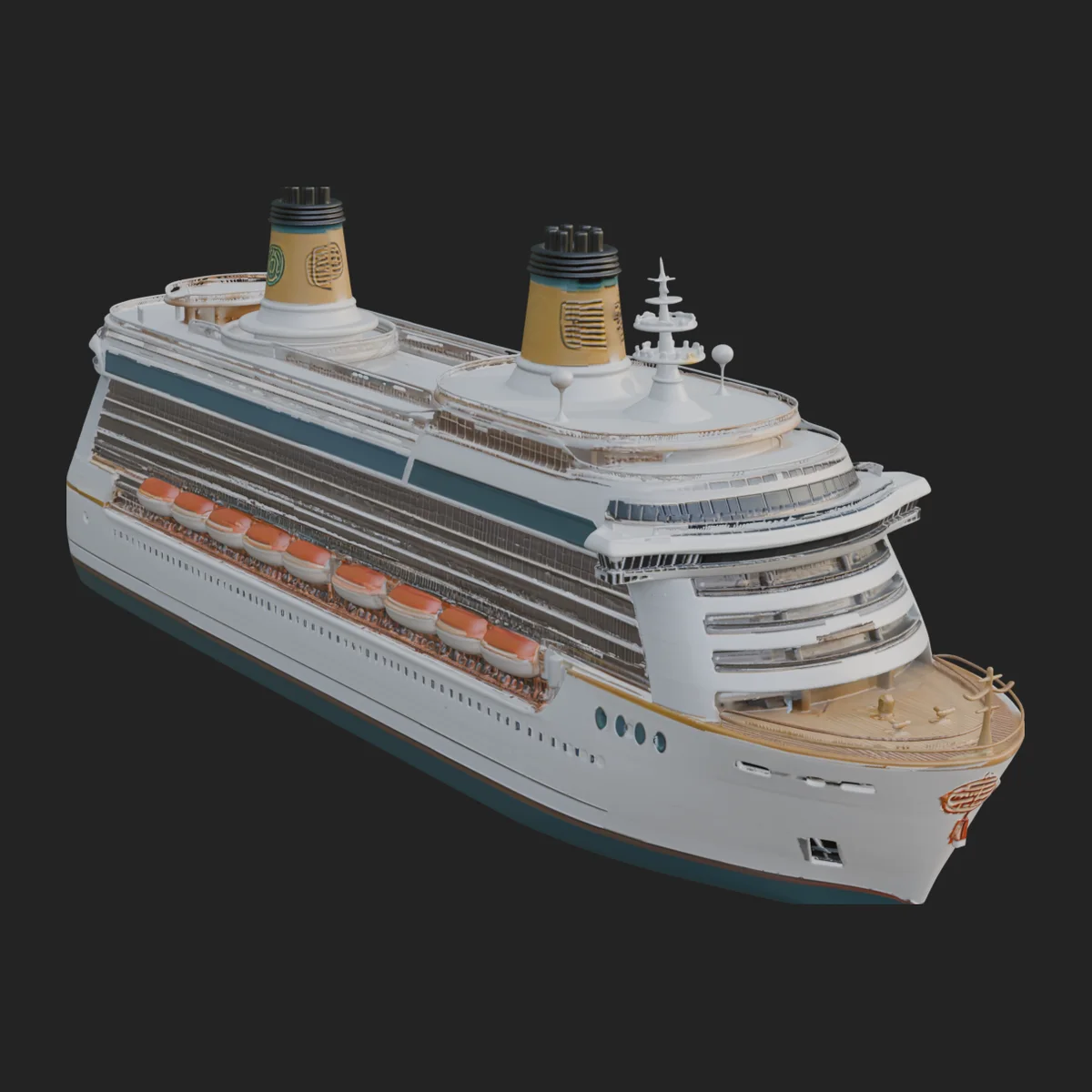 Cruise Ship Model Design 15