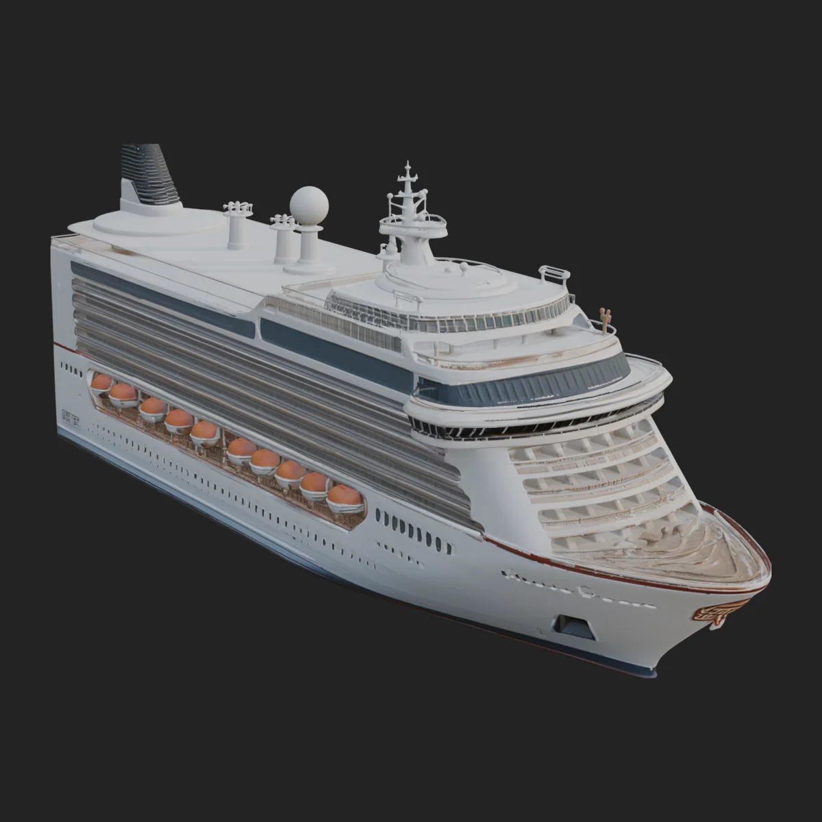 Cruise Ship Model Design 19