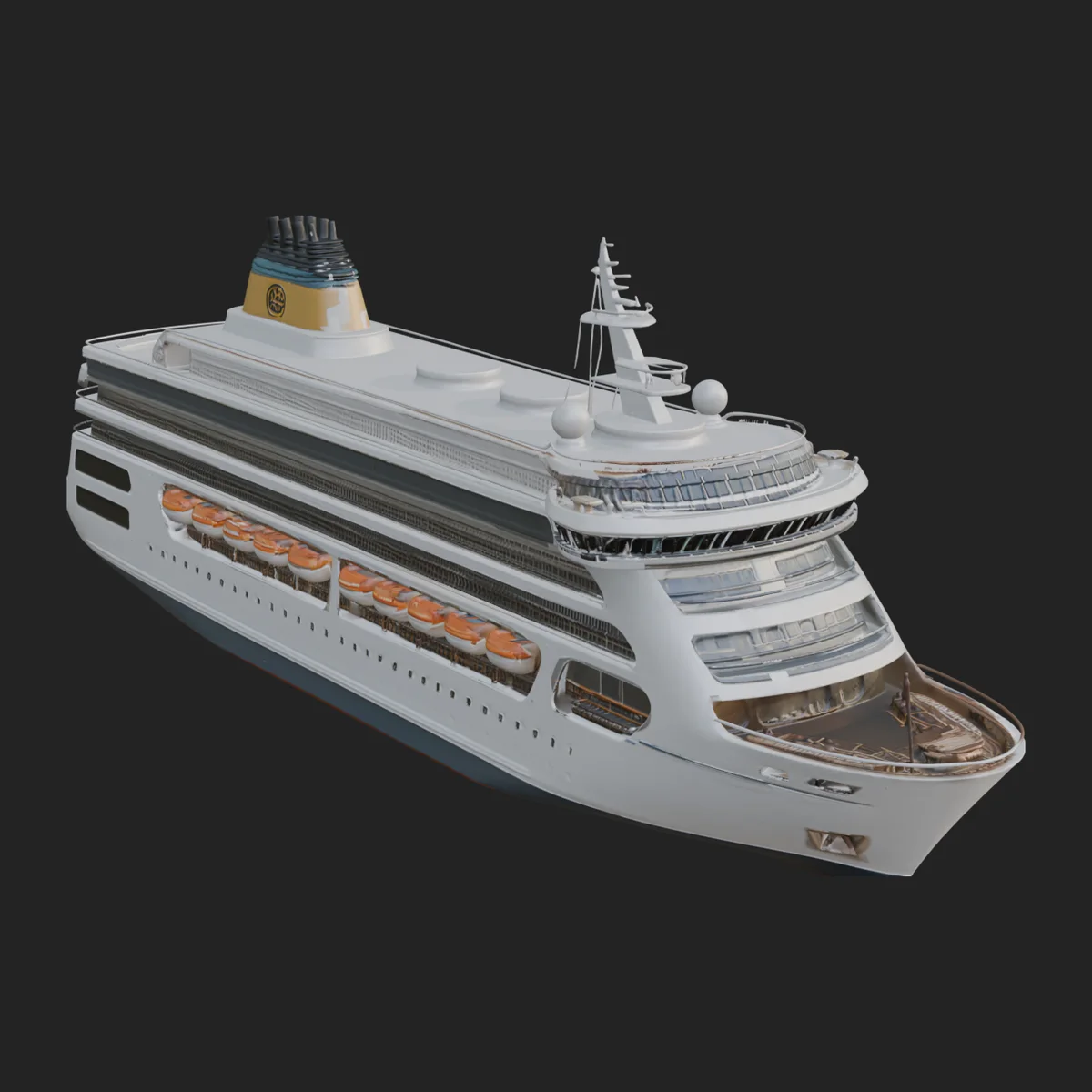 Cruise Ship Model Design 22