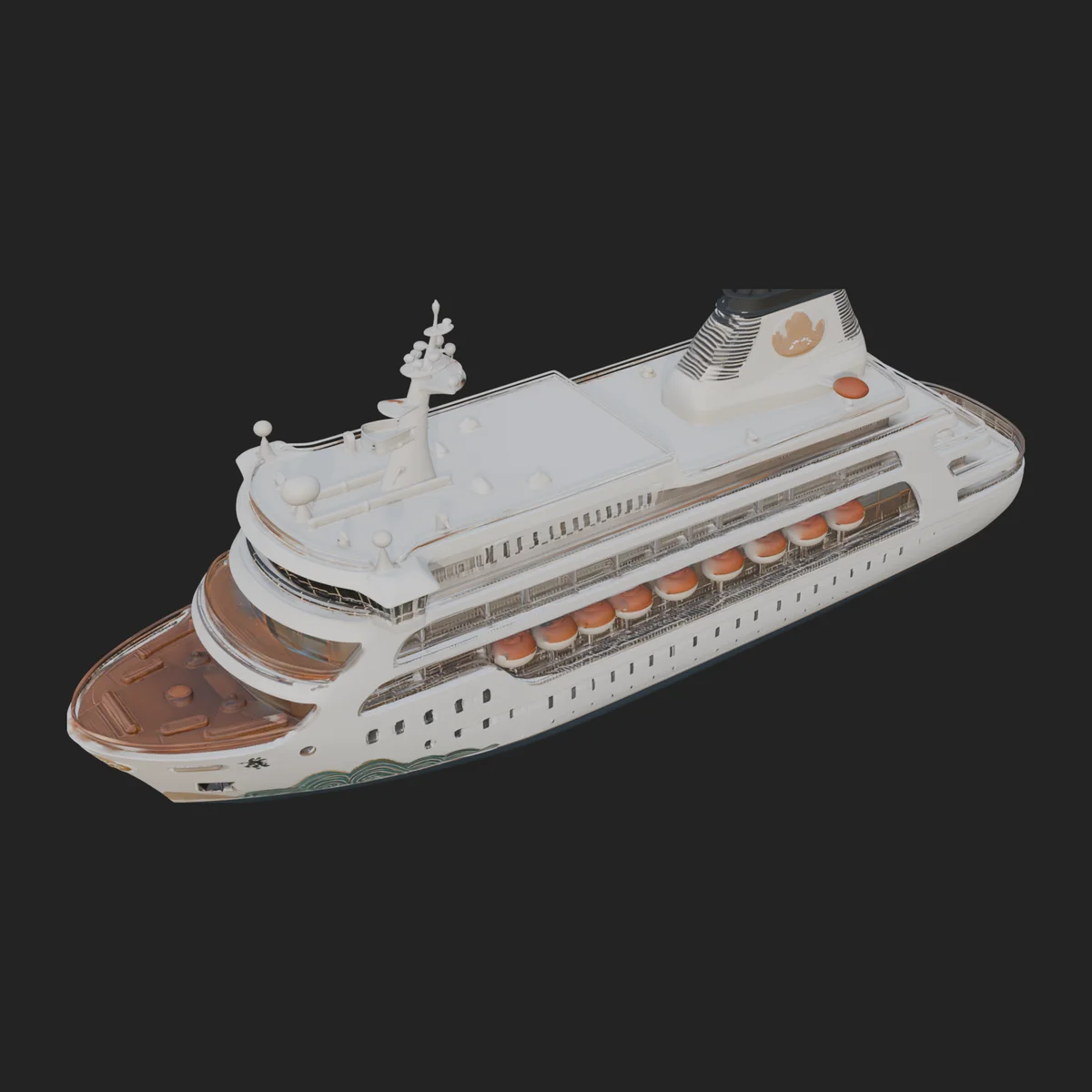 Cruise Ship Model Design 4