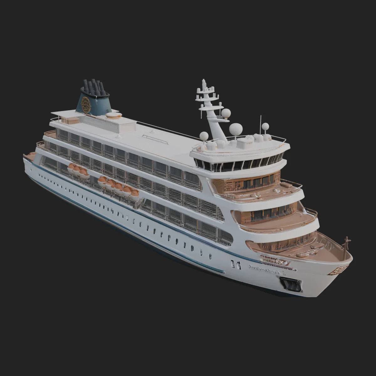 Cruise Ship Model Design 7