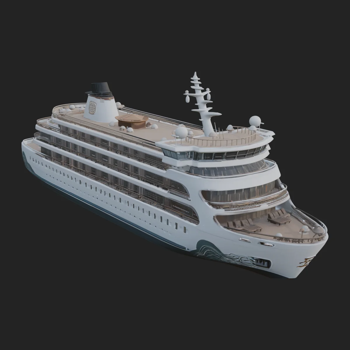Cruise Ship Model Design 8