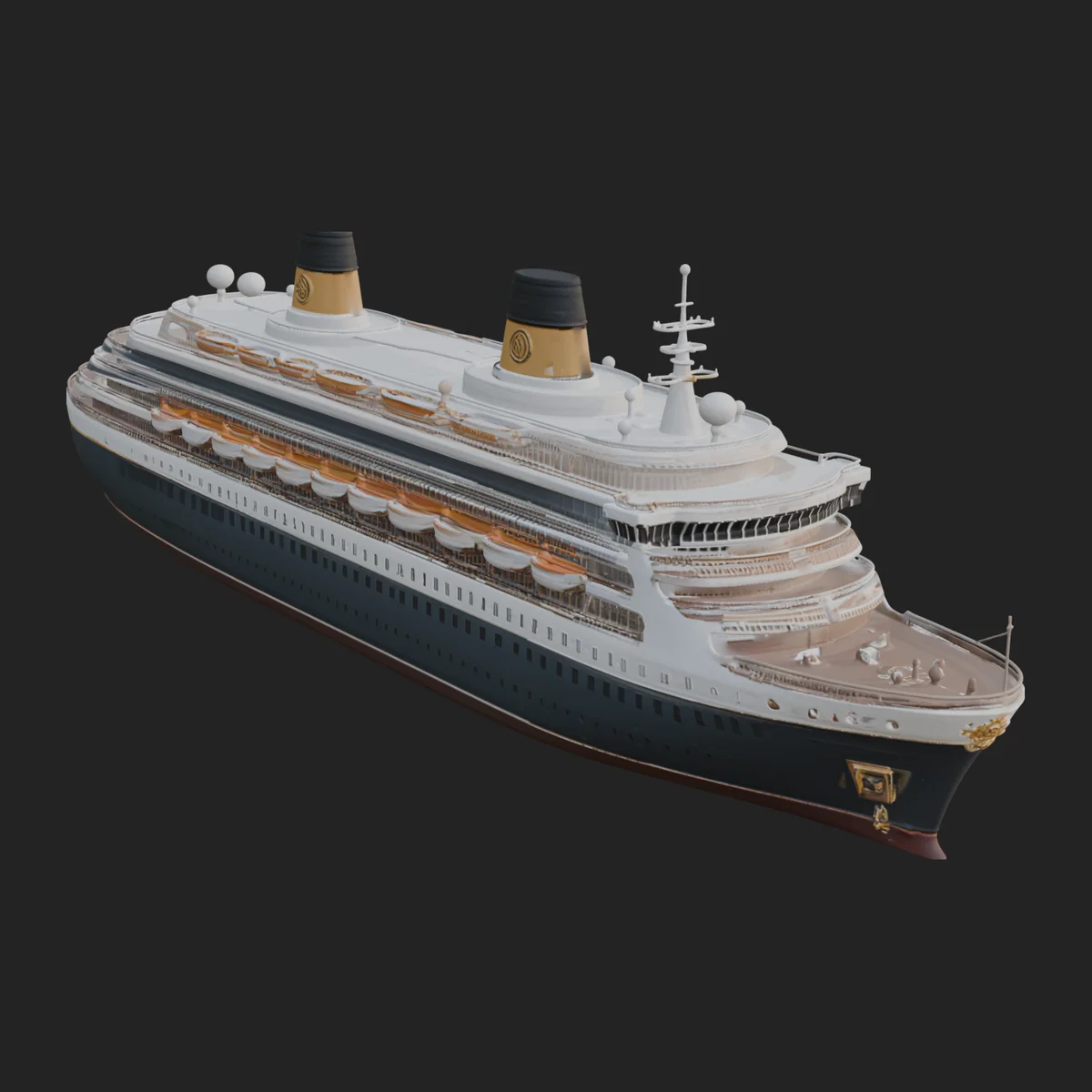Cruise Ship Model Design 9