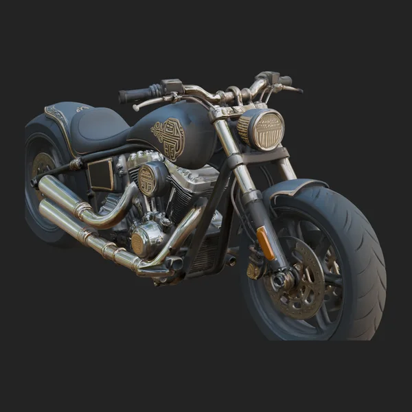 Cruiser Motorcycle Model Design 12