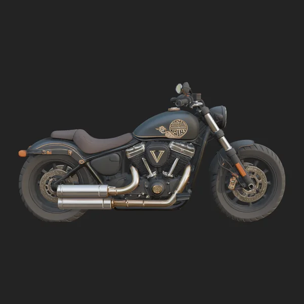 Cruiser Motorcycle Model Design 14