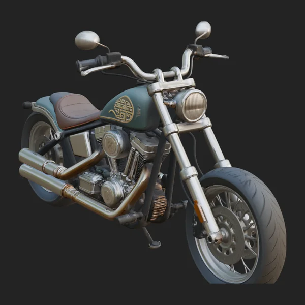 Cruiser Motorcycle Model Design 5