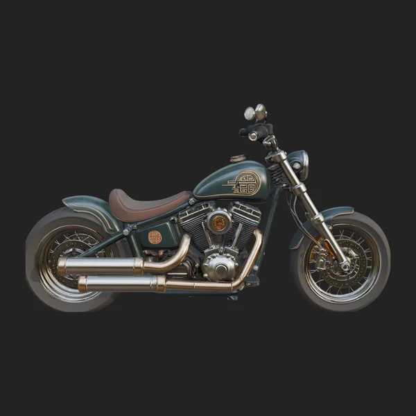 Cruiser Motorcycle Model Design 7