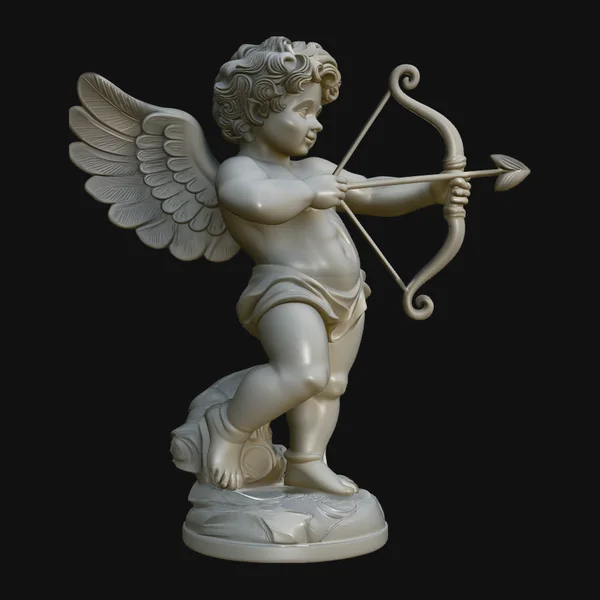 Cupid with Bow Statue Design 1
