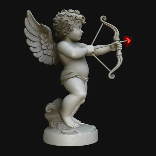 Cupid with Bow Statue Design 2