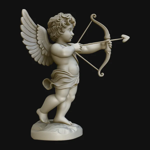 Cupid with Bow Statue Design 3