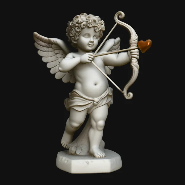 Cupid with Bow Statue Design 4