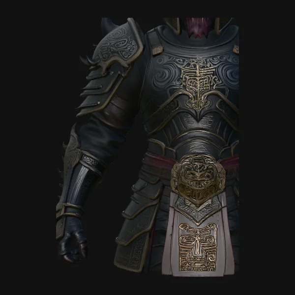 Demon Knight Armor Bust Statue Design 3