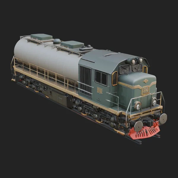 Diesel Locomotive Model Design 3