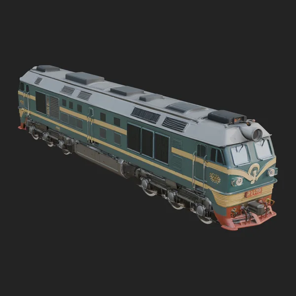 Diesel Locomotive Model Design 4