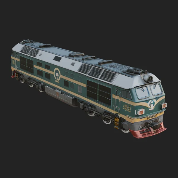 Diesel Locomotive Model Design 7