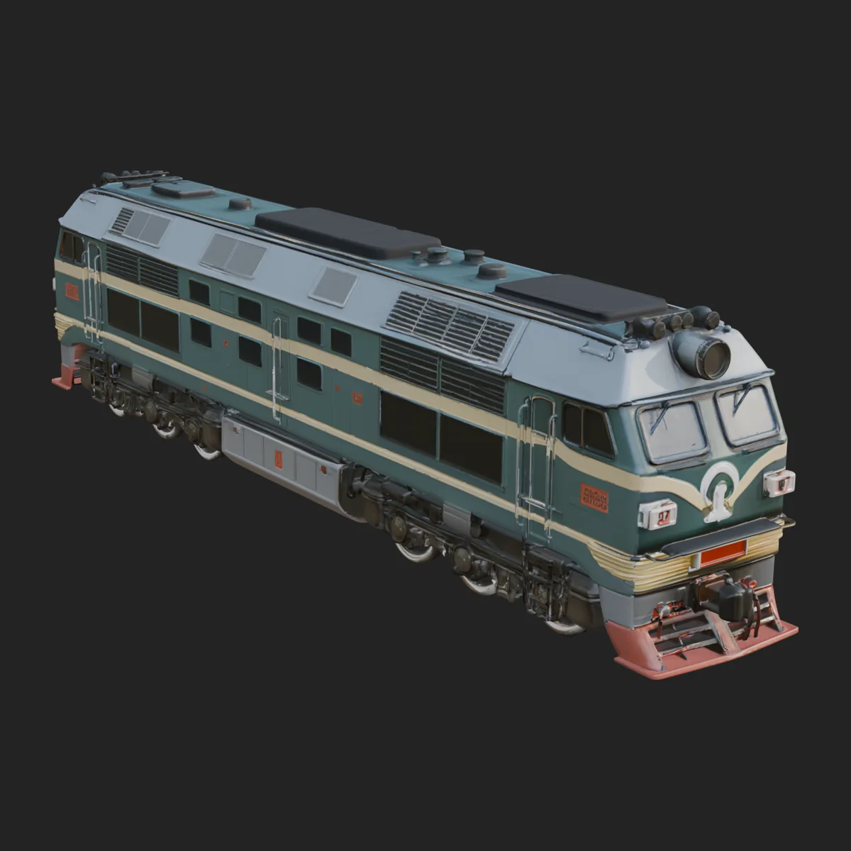 Diesel Locomotive Model Design 9