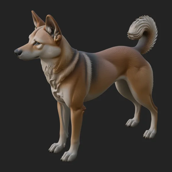 Dingo Dog Statue Design 1