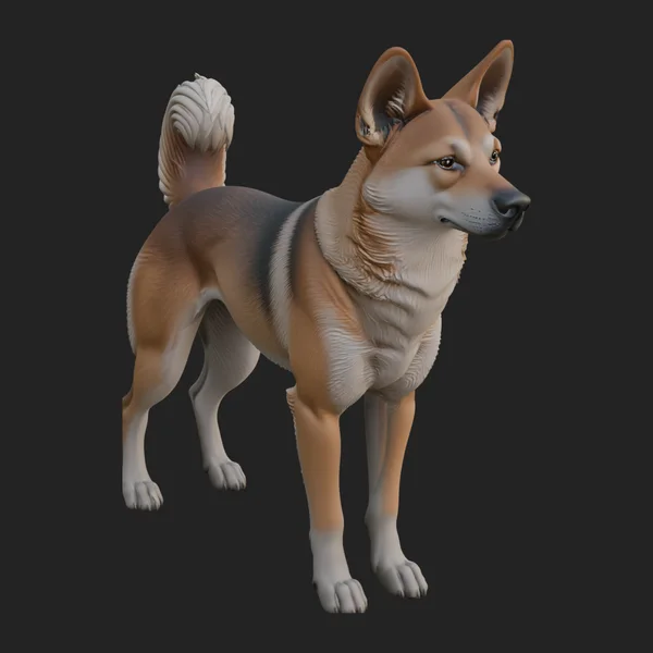 Dingo Dog Statue Design 2