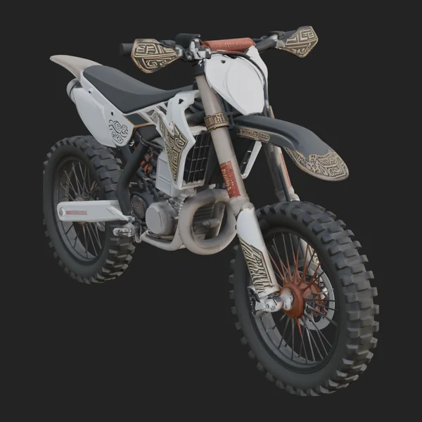 Dirt Bike Motorcycle Model Design 1