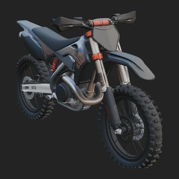 Dirt Bike Motorcycle Model Design 12