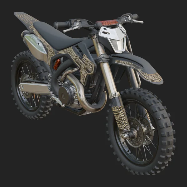 Dirt Bike Motorcycle Model Design 13