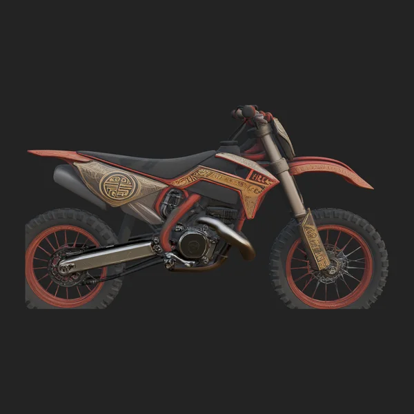 Dirt Bike Motorcycle Model Design 4