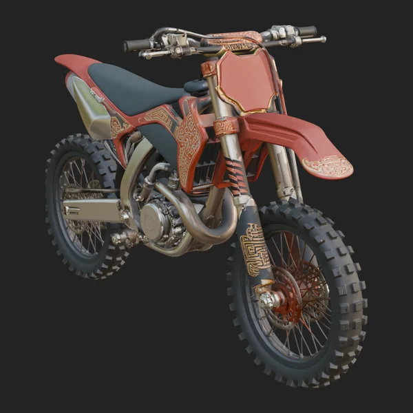 Dirt Bike Motorcycle Model Design 5